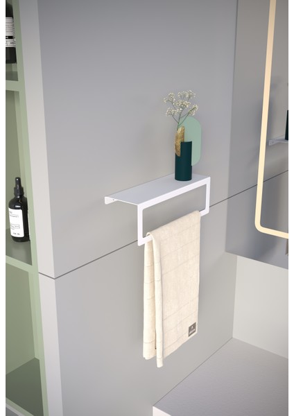 Modern 3’lü Set | Raflı Tuvalet Kağıtlığı, Havlu Askılığı ve Rulo Kağıt Havlu Askılığı | Paslanmaz Metal, Yüksek Taşıma Kapasiteli indirimleri