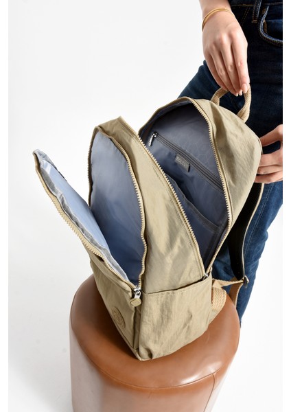 Bolsas Kadın Okul Sırt Çanta Vizon 1089 modelleri