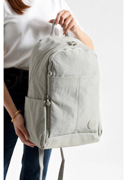 Bolsas Kadın Okul Sırt Çanta Açık Gri 1089