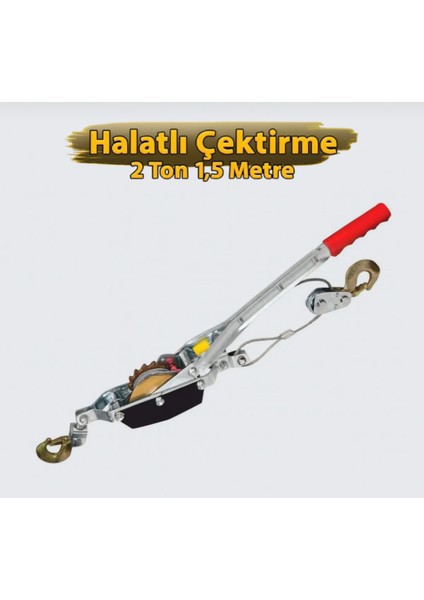 Halatlı Çektirme 2 Ton 1.5 Metre