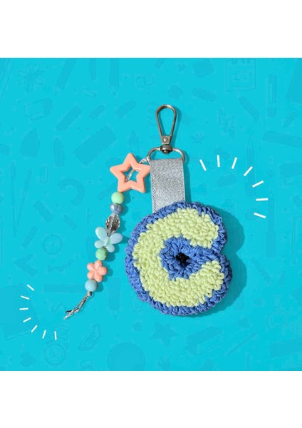 C Harf Punch Anahtarlık ve Çanta Süsü