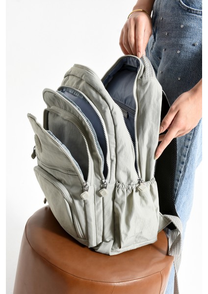 Bolsas Kadın Okul Sırt Çanta Gri 1087 modelleri