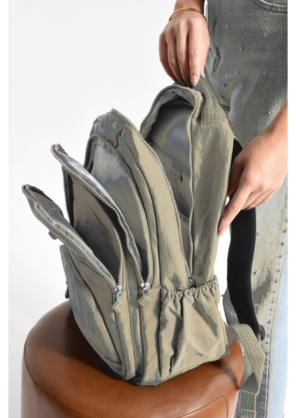 Bolsas Kadın Okul Sırt Çanta Vizon 1087 modelleri