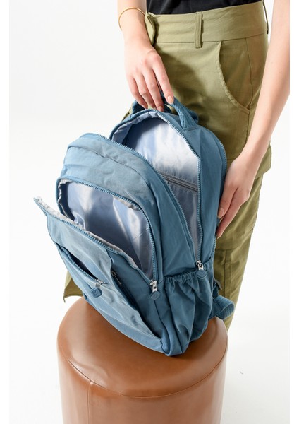 Bolsas Kadın Okul Sırt Çanta Mavi 1092 modelleri