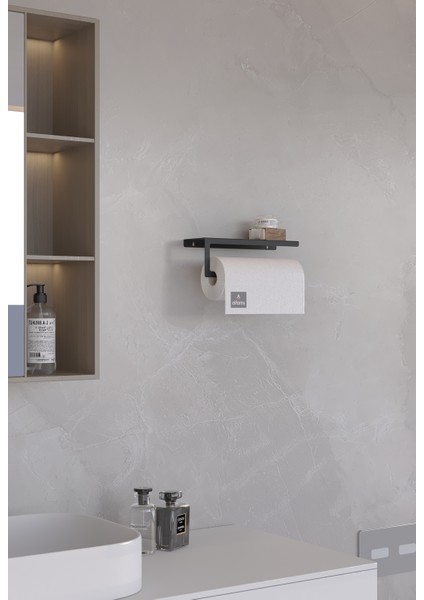Metal 4’lü Set | Tuvalet Kağıtlık, Havlu Askısı, Kağıt Havluluk ve Fön Makinesi Tutucu | Paslanmaz, Yüksek Taşıma Kapasiteli, Banyo & Mutfak