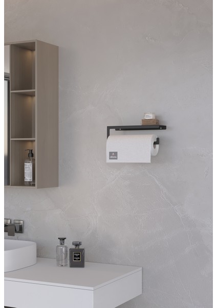 Metal 4’lü Set | Tuvalet Kağıtlık, Havlu Askısı, Kağıt Havluluk ve Fön Makinesi Tutucu | Paslanmaz, Yüksek Taşıma Kapasiteli, Banyo & Mutfak