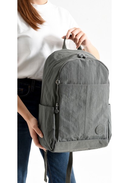 Bolsas Kadın Okul Sırt Çanta Gri 1089