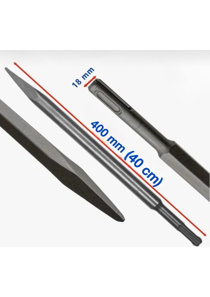 Sds Max Sivri Uçlu Beton Taş Delme Ucu 18X400 mm Murç fiyatları