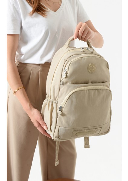 Bolsas Kadın Okul Sırt Çanta Bej 1093