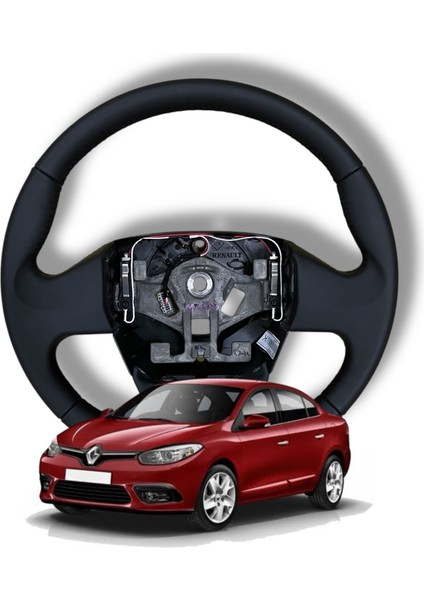 Fluence Deri Dikişli Direksiyon Simidi 484009247R