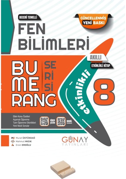 Lgs 8. Sınıf Bumerang Fen Bilimleri Konu Anlatımlı Soru Bankası ve Telefon Standı