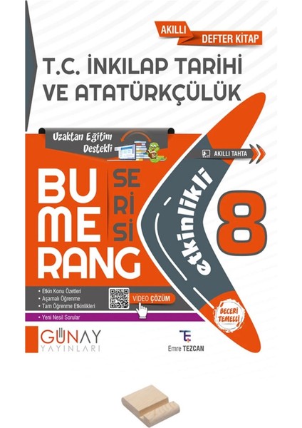 Lgs 8.sınıf Bumerang T.c. Inkılap Tarihi Konu Anlatımlı Soru Bankası ve Telefon Standı