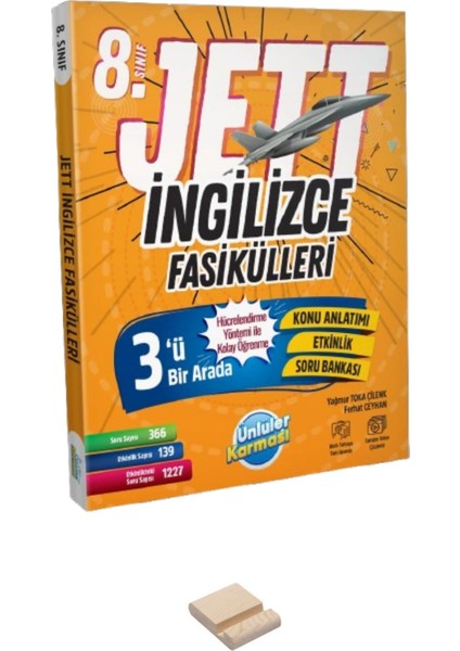 Lgs 8. Sınıf Jett Ingilizce Fasikülleri ve Telefon Standı