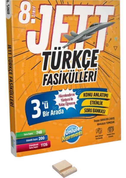 Lgs 8. Sınıf Jett Türkçe Fasikülleri ve Telefon Standı