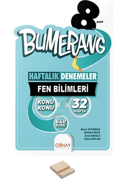 Lgs 8. Sınıf Bumerang 32 Haftalık Fen Bilimleri Denemeleri ve Telefon Standı