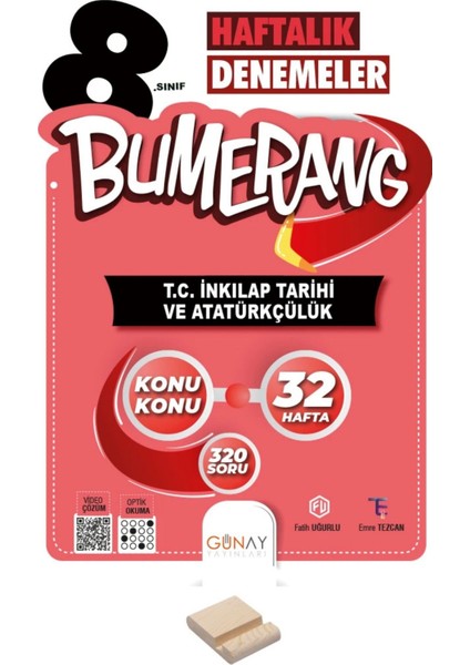 Lgs 8. Sınıf Bumerang 32 Haftalık Inkılap Tarihi Denemeleri ve Telefon Standı
