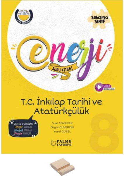 Lgs 8. Sınıf Enerji Inkılap Tarihi Soru Bankası ve Telefon Standı