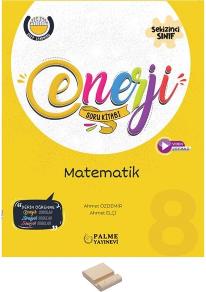 Lgs 8. Sınıf Enerji Matematik Soru Bankası ve Telefon Standı