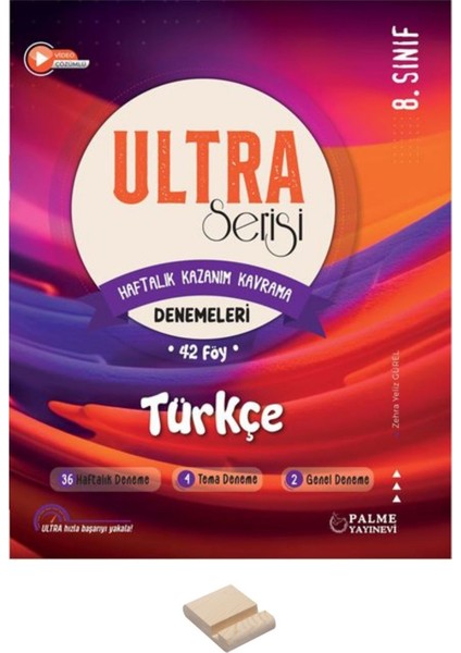 Lgs 8. Sınıf Ultra Haftalık Türkçe Denemeleri ve Telefon Standı