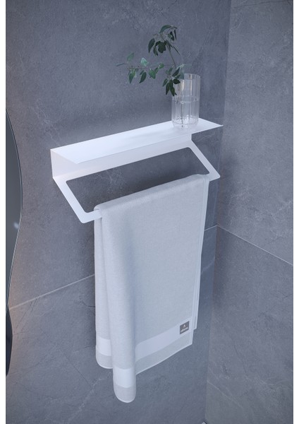 Metal 4’lü Set | Tuvalet Kağıtlık, Havlu Askısı, Kağıt Havluluk ve Fön Makinesi Tutucu | Paslanmaz, Yüksek Taşıma Kapasiteli, Banyo & Mutfa