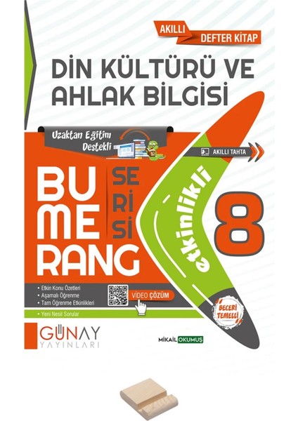 Lgs 8.sınıf Bumerang Din Kültürü Konu Anlatımlı Soru Bankası ve Telefon Standı