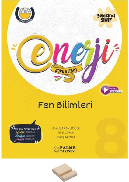 Lgs 8. Sınıf Enerji Fen Bilimleri Soru Bankası ve Telefon Standı