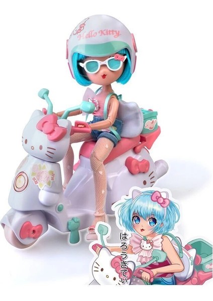HKTF3000 Hello Kitty Manga Bebek ve Pretty Pink Scooter fiyatları