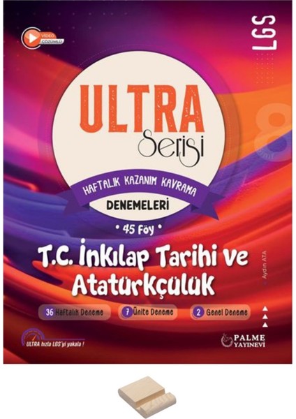 Lgs 8. Sınıf Ultra Haftalık Inkılap Denemeleri ve Telefon Standı