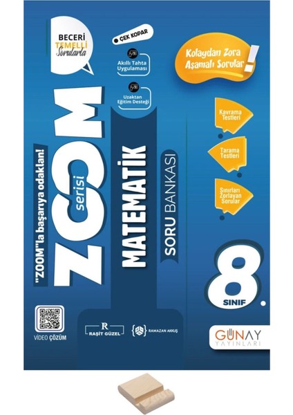 Lgs 8.sınıf Zoom Matematik Soru Bankası ve Telefon Standı