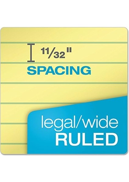Legal Pads, Kanarya Kuşları, 12/paket Her Gün Için 8,5 x 14 Inç Kanarya fiyatları