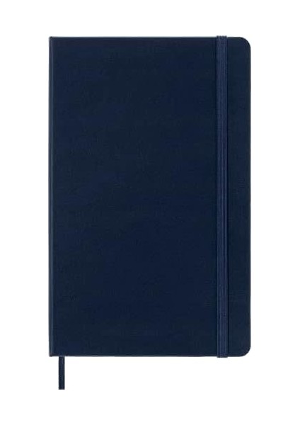 Klasik Defter, Sert Kapak, Büyük (5" x 8.2") Çift Düzen, Çizgili/düz, Safir Mavisi, 240 Sayfa fiyatları