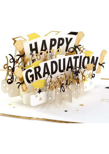 Signature Paper Wonder Pop Up Mezuniyet Kartı (Happy Graduation)