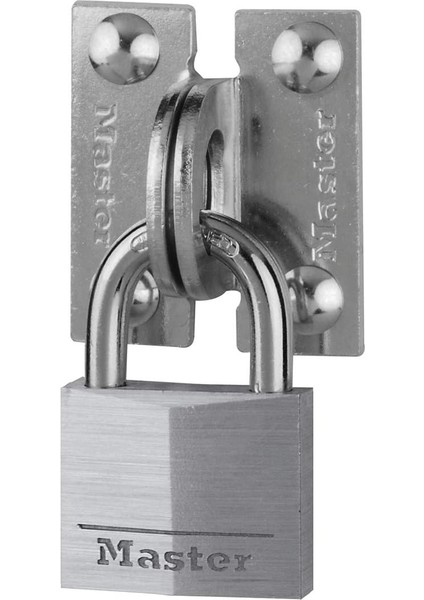 Lock 914060REURD Dikdörtgen Çelik Kapak Seti ve Anahtarlı Asma Kilit