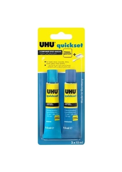 Quıck Set Epoxy Blıster modelleri