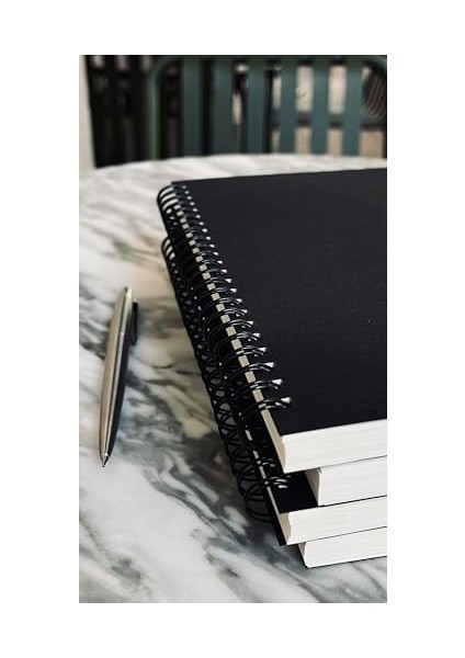 Tanıtım Spiralli Defter, Siyah Kapaklı, A5 Boyutunda (15X21 Cm), 100 Yaprak (Çizgili) fiyatları