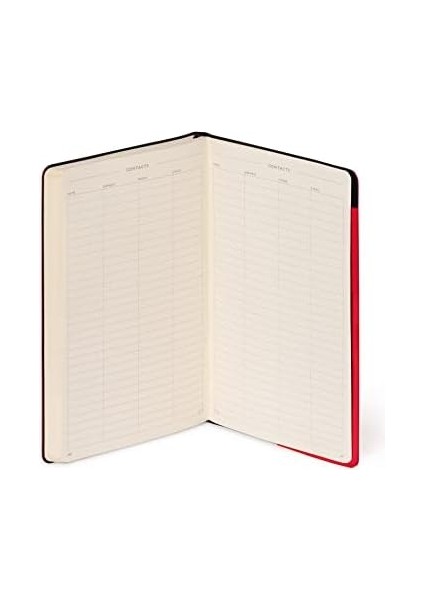 - Beyaz Sayfalı Not Defteri, Fsc® Sertifikalı Kağıt, Fildişi Kağıdı, 90 G/m², 192 Sayfa, Yumuşak Kapak, Lastik Bantlı Kilit, 13 x 21 Cm, Renk Kırmızı modelleri