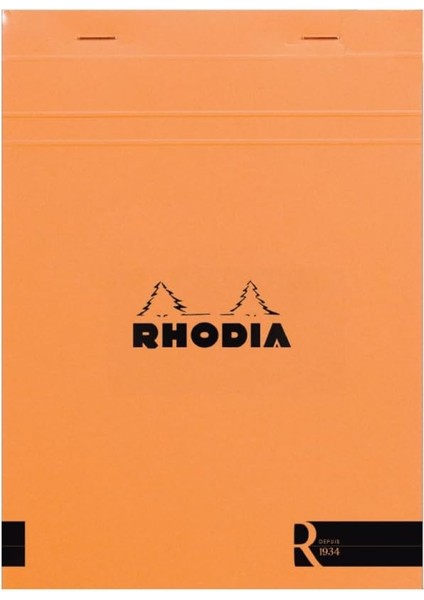 Çizgili Iki Renk Kapaklı Bloknot, Turuncu, 148X210 mm