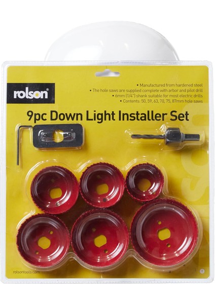 58143 Delikli Testere Seti, 9 Parça