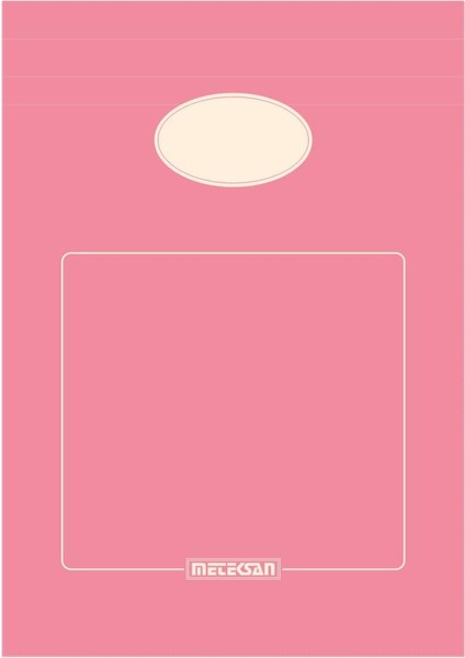 A5 Karton Kapaklı Bloknot, Pastel Serisi, 80 Yaprak, Düz, Pembe