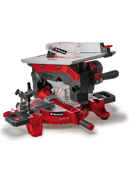 Tablalı Gönye Testere Te-Ms 254 T (2000 W, Max. 74 mm x 130 mm Kesme Derinliği/genişliği, Ø 254 mm Testere Bıçağı, Eğilebilir Testere Başı, Lazer, Masa Testere Fonksiyonu) - 4300341