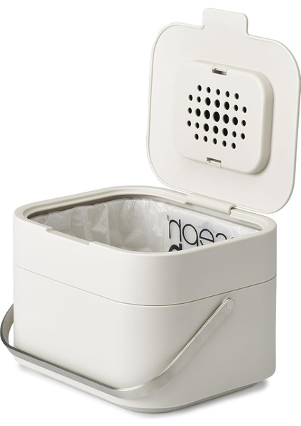 Joseph 30015 Stack 4 Organik Atık Kabı, Plastik, 23,5 x 19,7 x 16,1 Cm, 23.5X19.7X16.100000000000001 cm