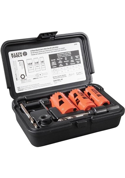 Tools 32905 Elektrikli-Delikli Testere-Set Arbor (3 Parça)