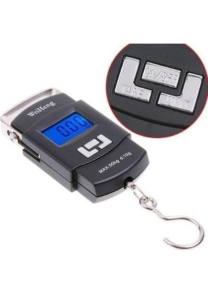 Askılı Elektronik 5g Hassasiyet El Terazisi 50KG Baskül Kapasite Dijital Kantarı Terazi Tartı fiyatları