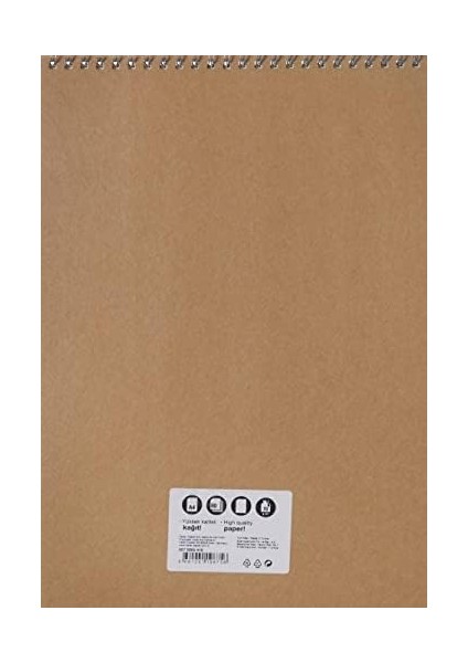 Bloknot, A4, 80 Yaprak, Düz, Karton Kapak, Spiral Cilt, 70G Kaliteli Kağıt, Asorti Renkler, Dayanıklı ve Kullanışlı fiyatları