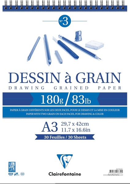 Dessin A Grain Spiralli A3 Defter