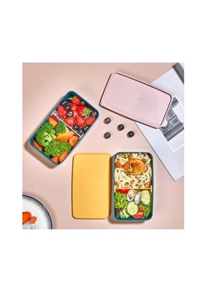 Katlı Çatal Kaşıklı Ayarlanabilir Bölme Beslenme Kabı Pembe Kapak fiyatları