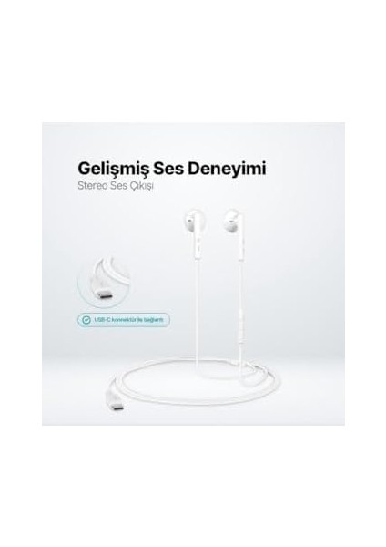 Rio 2 Usb-C Stereo Mikrofonlu Kulakiçi Kulaklık modelleri