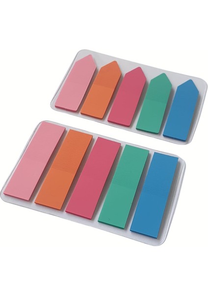 Sticky Notes Şeffaf Renkli Yapışkan Not Kağıtları Film Indeks (Renk 1)