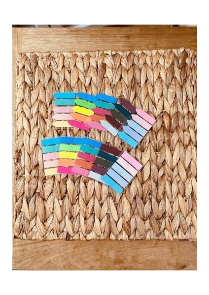 Sticky Notes Şeffaf Renkli Yapışkan Not Kağıtları Film Indeks (Renk 1) fiyatları