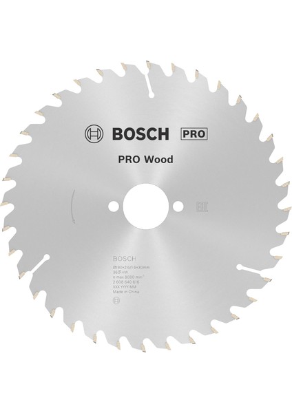 Professional - Optiline Serisi Ahşap Için Daire Testere Bıçağı 190 * 30 mm 36 Diş